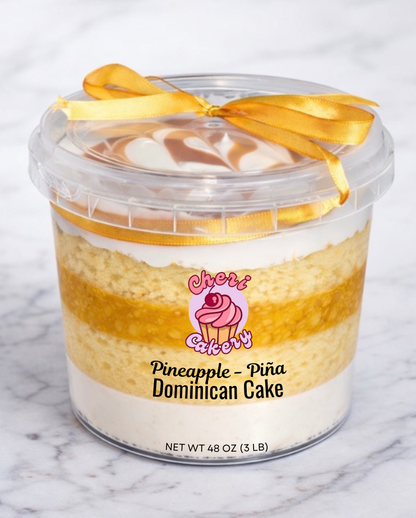 Dominican Cake in a Tub