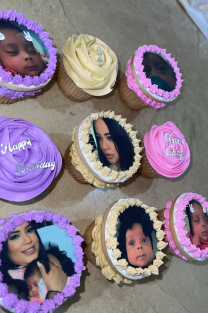 Cupcakes & Photo Cookies Box