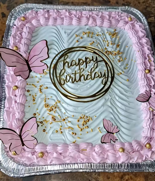 Dominican Cake Decorated (Serves 8-10)