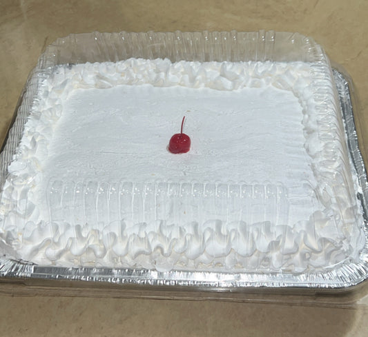 Dominican Cake Plain White (Serves 8-10)